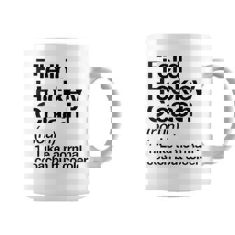 Field Hockey Coach Definition Sports Trainer Coffee Mug | Mazezy