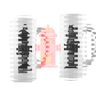 Fire Hydrant Firefighter Hose Cool Firefighter Coffee Mug | Mazezy