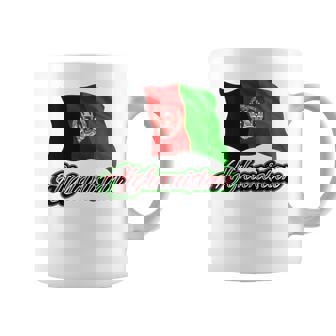 Flag Of Afghanistan Patriotic Men Women Kids Afghan Tank Top Coffee Mug | Mazezy