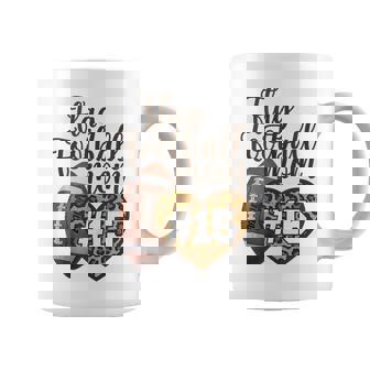 Flag Football Mom Leopard Heart Cute Women Tank Top Coffee Mug | Mazezy