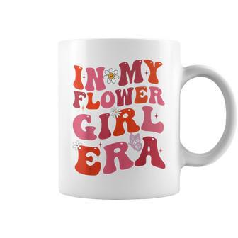 In My Flower Girl Era Retro Toddler Girl Wedding Cute Flower Coffee Mug - Thegiftio UK