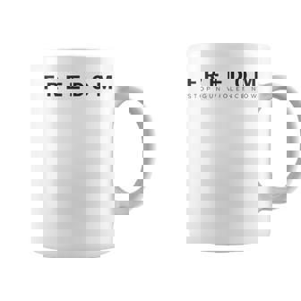 Freedom Freedom Shirt Stop Gun Violence Now Coffee Mug | Mazezy