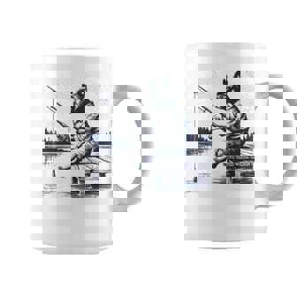 French Bulldog Frenchie Fishing Fish Dog Mom Pet Dad Coffee Mug | Mazezy