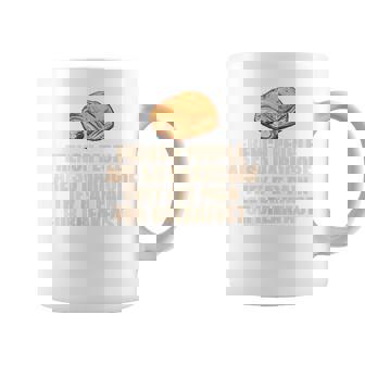 French People Hardcore EAT Pain Breakfast Pun Meme ON Back Coffee Mug | Mazezy