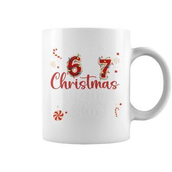 67 Christmas Pajamas Six Seven Meme Tri-Blend Coffee Mug - Thegiftio UK