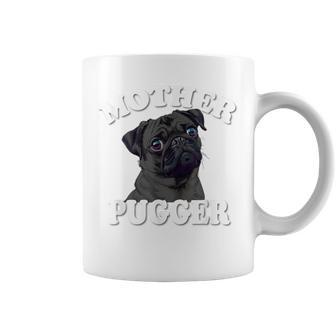 & Mother Pugger Black Pug Lover Coffee Mug - Thegiftio UK