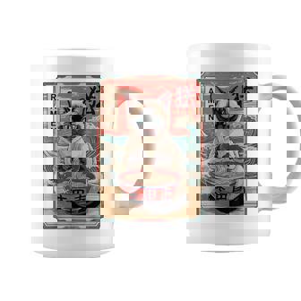 Cat Eating Ramen Kawaii Siamese Cat Lover Mom Coffee Mug | Seseable CA