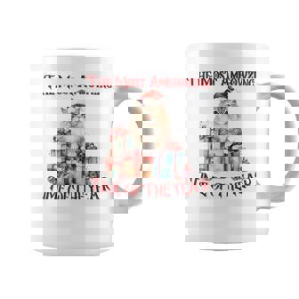 Christmas Cat Most Ameowzing Time Of The Year Coffee Mug | Mazezy