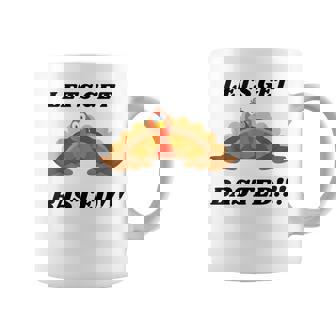 Christmas And Thanksgiving Humour Lets Get Basted Coffee Mug - Monsterry