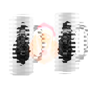 Santa Hat Xmas Pajamas Irish Setter Dog Christmas Coffee Mug | Mazezy