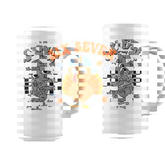 Six Seven Turkey Thanksgiving 6 7 Cute Boys 67 Meme Coffee Mug - Monsterry