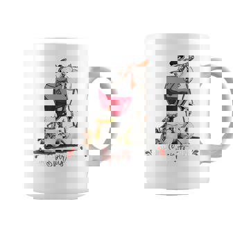 Snowman Wine Christmas Holiday Coffee Mug - Seseable