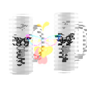 Turkey Face Leopard Tie Dye Sunglasses Thanksgiving Tri-Blend Coffee Mug - Seseable