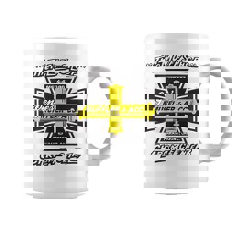 Gene's Mufflers アイアンクロス コーヒーマグ - Kawaiitshirt