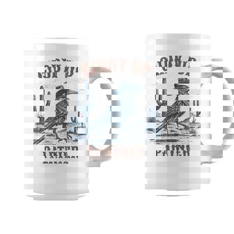 Giddy Up Rodeo Cowboy Roadrunner Bird Coffee Mug | Mazezy