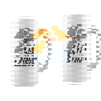 Girl Dinner Dinosaur Chicken Nuggets Girls Dinners Coffee Mug | Mazezy