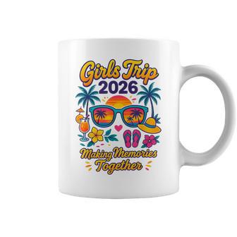 Girls Trip 2026 Making Memories Together Tropical Vacation Coffee Mug - Thegiftio