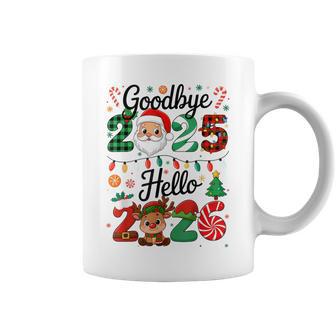 Goodbye 2025 Hello 2026 Happy New Year's Eve Christmas Xmas Coffee Mug - Thegiftio UK