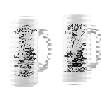 Goose Zero Regrets Manners Farm Bird Meme Coffee Mug | Mazezy