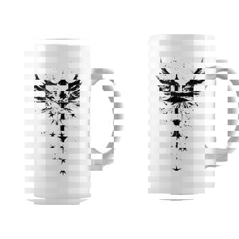 Gothic Cross Emo Grunge Aesthetic Tank Top Coffee Mug | Mazezy