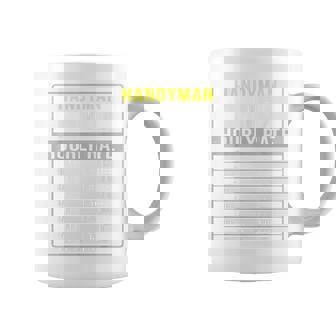 Grandad Handyman DIY Outfit Idea For Men Grandad Themed Coffee Mug | Mazezy