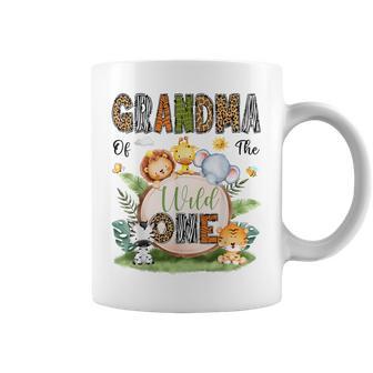 Grandma Of The Wild One 1St Bday Boy Safari Woodland Coffee Mug | Seseable UK