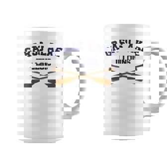 Grass Lake Illinois Outdoors Vintage Coffee Mug | Mazezy