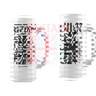 Great Britain England British Union Jack Flag Vintage Coffee Mug - Monsterry
