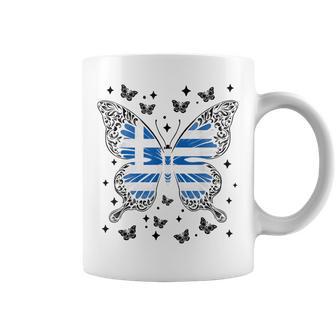 Griego Mariposa Grecia Taza de café - Regaloses