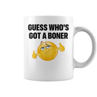 Guess Who's Got A Cheeky Joke Sarcastic Adult Coffee Mug - Thegiftio