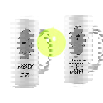 Happea Vegan Plant Based Foodie Vegetarian Pea Pun Tank Top Graphic Print Coffee Mug - Monsterry