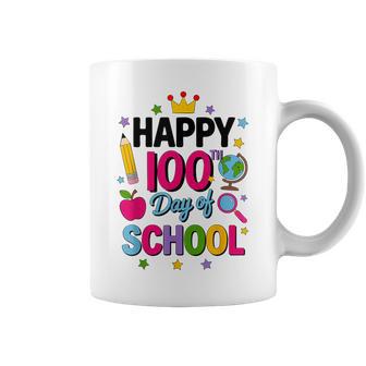 Happy 100Th Day Of School 100 Days Smarter Teacher Boy Girls Coffee Mug - Thegiftio