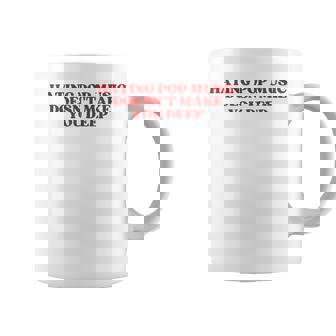 Hating Pop Music Doesn't Make You Deep Y2k Aesthetic コーヒーマグ - Kawaiitshirt