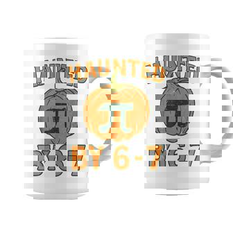 Haunted By 67 Pumpkin Pie Pi Math Teacher Halloween Costume Coffee Mug - Thegiftio