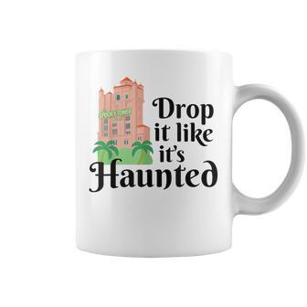 Haunted Terror Ride Retro Hollywood Tower Hotel Coffee Mug | Mazezy