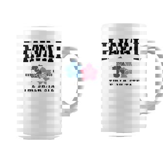 Hawaii Aloha State Hibiscus Surf Surfer Maui Kauai Hawaiian Tank Top Coffee Mug | Mazezy