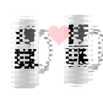 I Heart Uk Initials I Love UK First And Last Name U K 長袖tシャツ コーヒーマグ - Kawaiitshirt