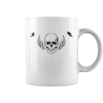Heavy Metal Dad Impresionante Regalo Para El Padre Rockero Manga Larga Taza de café - Regaloses