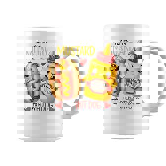 Hot Dog Mustard Food Pun Valentine Couples Bestie Friend Kid Premium Coffee Mug | Mazezy