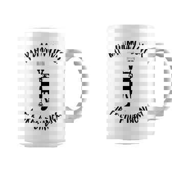 My Human Loves Fire Poi Dancing Cat Parent Hobby Lover Tank Top Coffee Mug | Mazezy