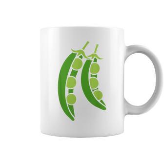 Humor Guisantesegetal Minimalistaimple Guisante Taza de café - Regaloses