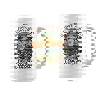 Huntington Beach California Los Angeles Surfer Vintage Coffee Mug | Mazezy