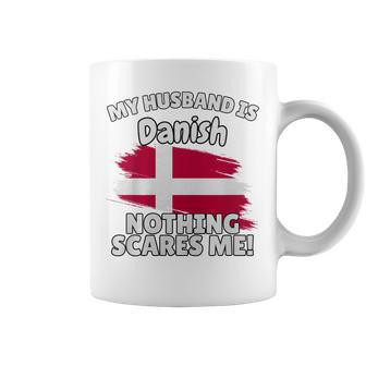 My Husband Is Danish Denmark Flag For Wife Tri-Blend Coffee Mug - Thegiftio