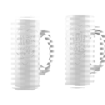 Illinois Girl Retro IL Girls Heart State Coffee Mug | Mazezy