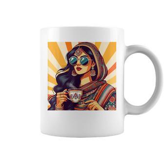 Indian Girl Indian Masala Chai Bollywood Meet Me In India Coffee Mug - Thegiftio UK