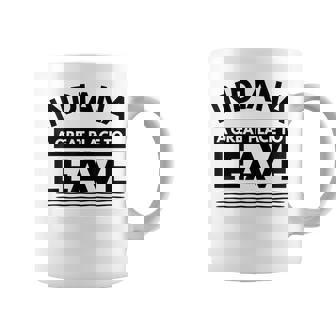 Indiana A Great Place To Leave Sarcastic Indiana Retro Coffee Mug | Mazezy