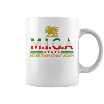 Iranian Make Iran Great Again Emblem Of Iran Miga Coffee Mug - Thegiftio UK
