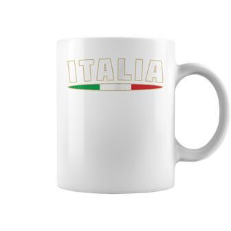 Italia イタリアサッカージャージ イタリア国旗ファン コーヒーマグ - Kawaiitshirt