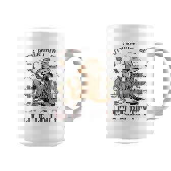 It’S Alright To Be Little Bitty Cowgirl Hat Western Country Coffee Mug - Thegiftio