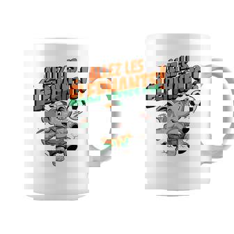 Ivory Coast Flag Ivory Coast Go Elephants Coffee Mug | Mazezy